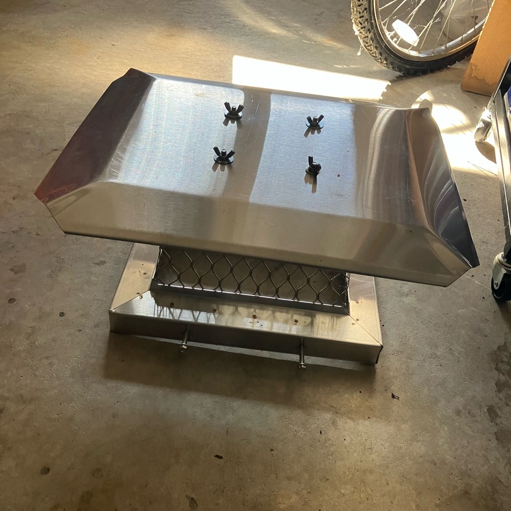 NWOT Stainless Steel Chimney Cap